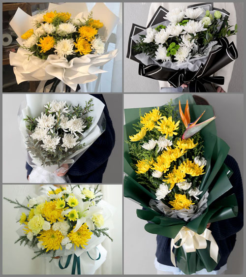 北京门头沟区潭柘寺镇阳坡元村白事花束代送